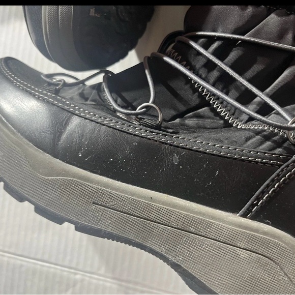 Torrid Women Snow Black Winter Rain combat Sherpa rubber sole faux fur Boots 10 - Picture 10 of 13